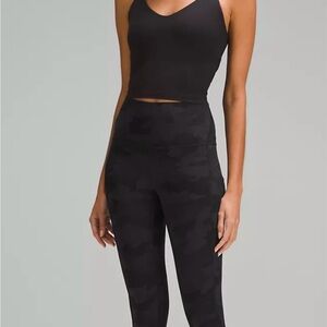 lululemon athletica Black Patterned Leggings